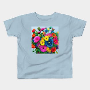 Bright flowers Kids T-Shirt